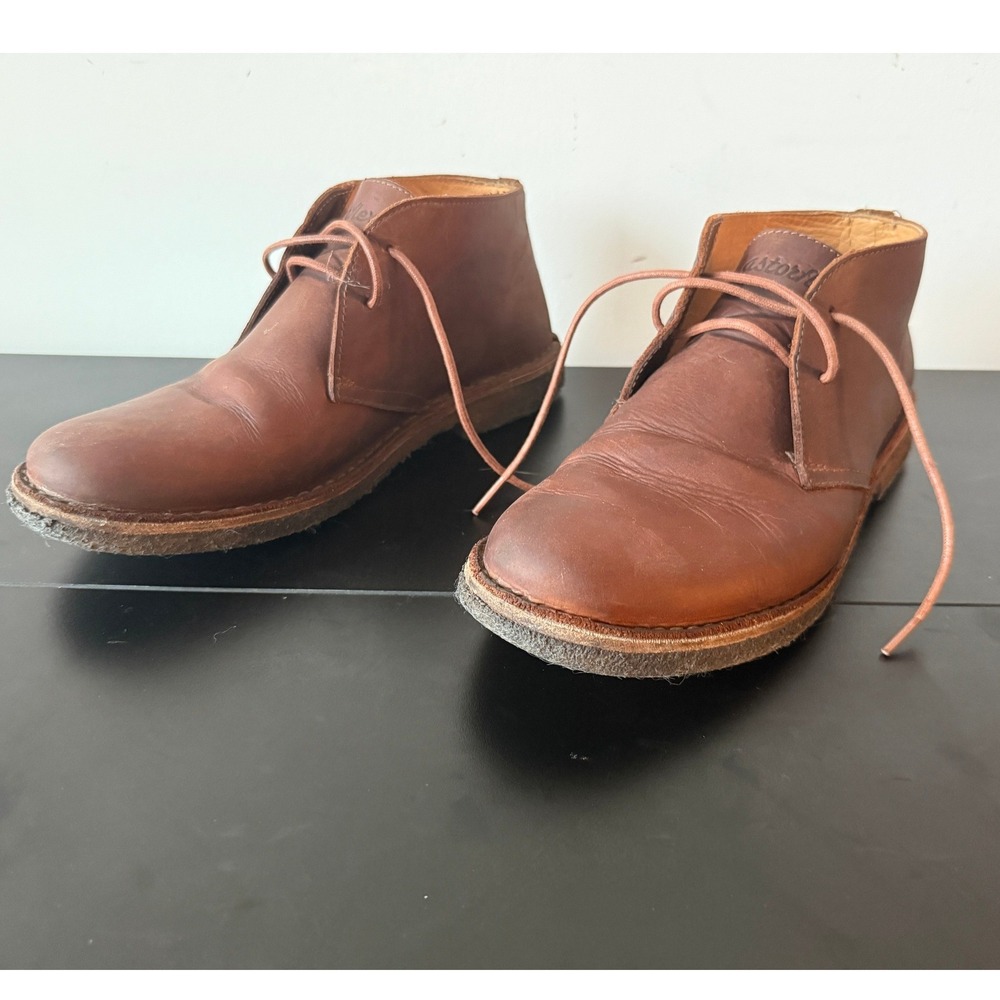 Astorflex Brown Leather Chukka Desert Boots Italy Mens EU43 US 10 Shoes